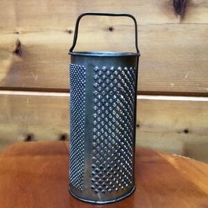 Vintage Round 3 Size Cheese Grater made in Italy Kitchen Utensil